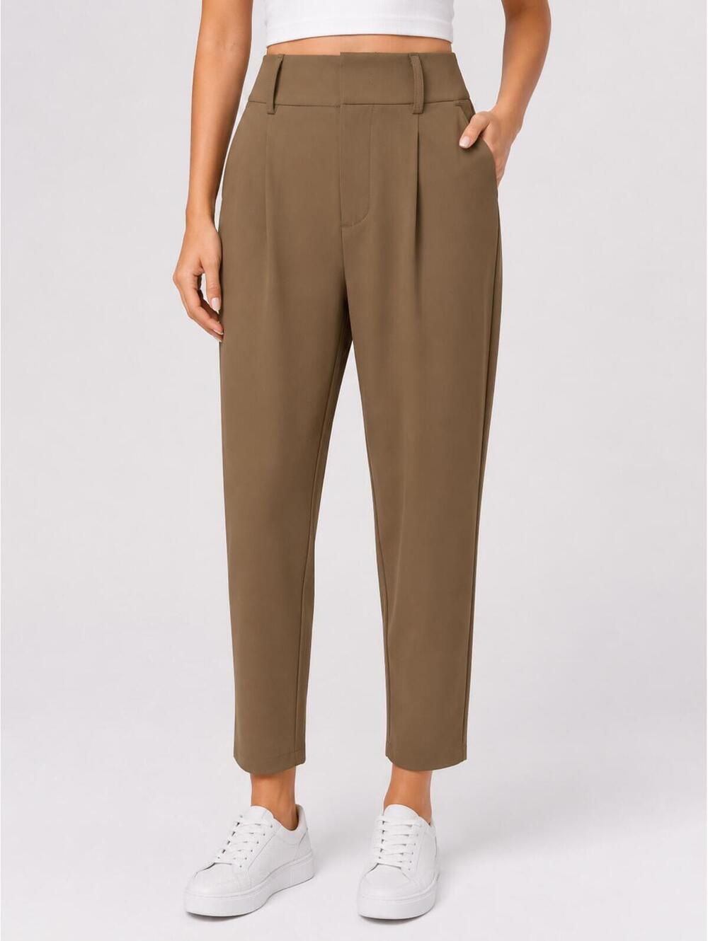 NWT Halara Work Pants Straight Leg Sepia Tint Size Small